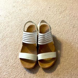 Skechers Luxe Foam Wedge Sandals